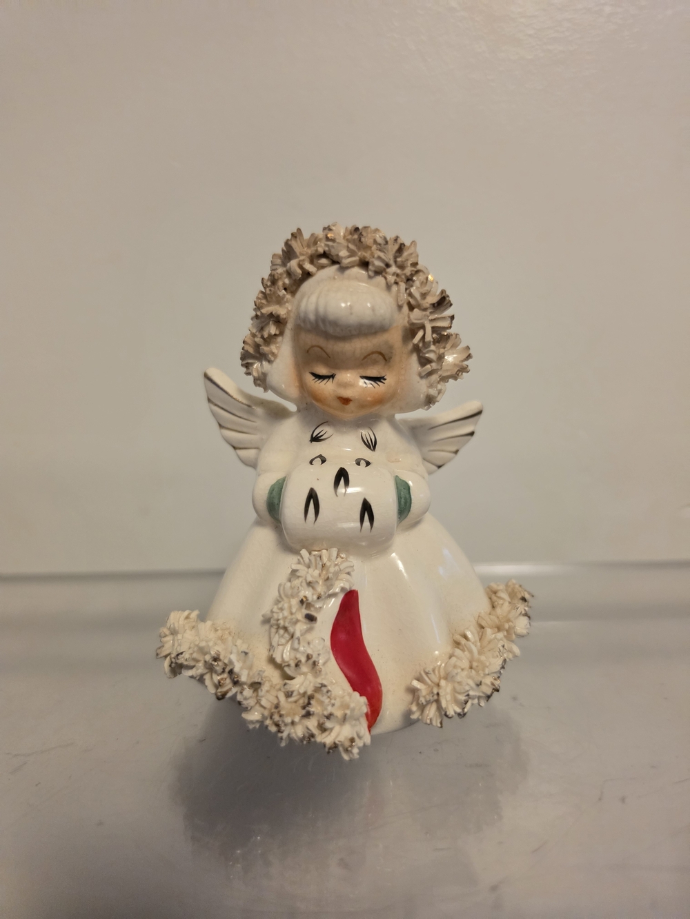 Holt Howard Christmas Angel Figurine Vintage Décor AS IS 4"